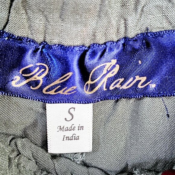 Green Rayon Shorts By Blue Rain Size S ~ S70.6‎ - Picture 4 of 6